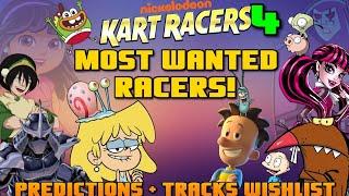 Nickelodeon Kart Racers 4 - MOST WANTED DLC Characters + Tracks Wishlist Release Date Predictions