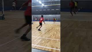 Surya gets the better of sanjiv with good net play  #badminton #shorts #new # viral #trending