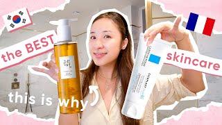 My Korean & French Skincare Routine Why it works every time