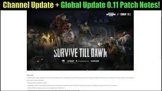 Channel Update + PUBG Mobile 0.11 Global Update with ZOMBIES is HERE - Patch Notes with DerekG