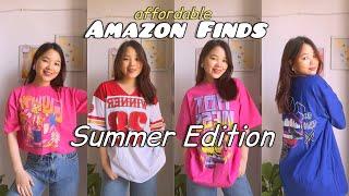 SUMMER ESSENTIAL {part-1} Amazon Oversized T-shirts  Comfy & Affordable 