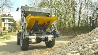 Our wheel dumper DW20 perfect for off-road and easy to handle