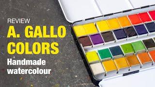 A. Gallo Colors handmade watercolour review