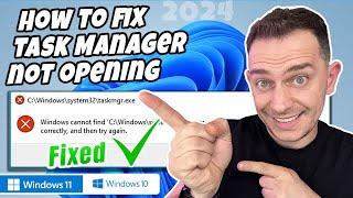 Task Manager not Opening on Windows Easy Fix