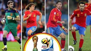 Spanish National Team Squad Then and Now World Cup 2010