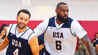 Team USA Basketball Full Scrimmage vs Select Team In Training Camp 2024 Team USA Olympics Practice