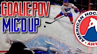 What Pro Goalies See At Practice  Mic’d Up GoPro Goalie POV