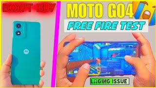 MOTO G04 FREE FIRE TEST  motorola g04 free fire gameplay + Heating + Battery Drain Test.