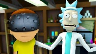 WUBBA LUBBA DUB DUB  Rick And Morty VR # 1 виртуальная реальность HTC Vive