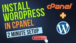 How To Install WordPress In cPanel 2024 - Softaculous Method Step-By-Step