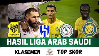 Hasil Lengkap Liga Arab Saudi  Saudi Pro League  Al Nassr Al Iitihad Al Hilal Al Ettifaq