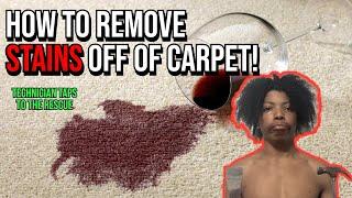 How To Remove Stains Off Of Carpet Fixing With Taps Episode 3