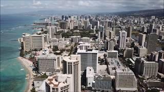 Honolulu Waikiki by Drone 