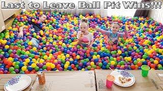 Last One To Leave The Ball Pit Wins 24 Hour Challenge