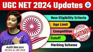 UGC NET 2024 Updates  New Eligibility Criteria Syllabus Cut off Negative Marking  Aditi Mam