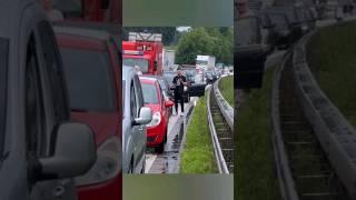 Autobahn -A9- Closed After Danube River Bursts Its Bank