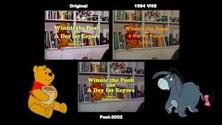 Winnie the Pooh and a Day for Eeyore 1983 - Opening Titles Comparison