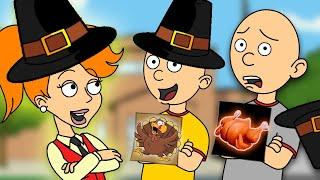 THANKSGIVING Behavior Card DayClassic Caillou Gets In TURKEY Dead Meat