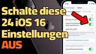 iOS 16 Einstellungen die du SOFORT abschalten solltest