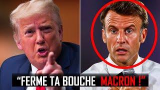 Quand Trump a Sauvagement Menacé Macron Révélation  H5 Motivation