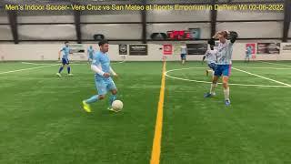 Mens Indoor Soccer Inter vs San Mateo at Sports Emporium in DePere WI 02-06-2022