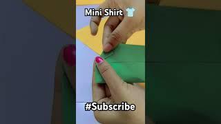 Diy Paper Shirt  Paper Craft ideasOrigami Shirt #subscribe #Viralshorts