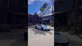 White Lamborghini Huracan