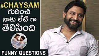 Funny Questions To Hero Sumanth and Aakanksha Singh  #MalliRaava  TFPC