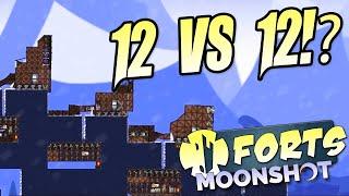 12 Forts VS 12 Forts - Forts Multiplayer Gameplay