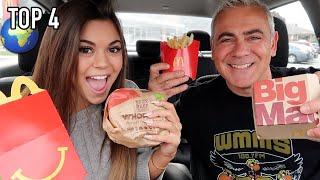 EATING THE TOP 4 FAST FOOD ITEMS IN THE NATION