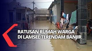 Akibat Hujan Deras Ratusan Rumah Warga Terendam Banjir