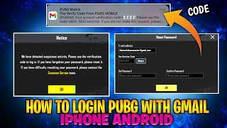 How to login pubg with gmail in iPhone  iPhone pubg gmail login  iPhone pubg login   with gmail