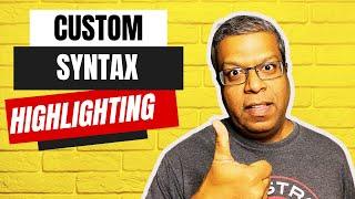 NOTEPAD++ CUSTOM SYNTAX HIGHLIGHTING User Defined Language Tutorial