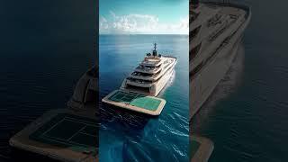 Nothing too extravagant on a yacht... #superyacht #tennis #billionaire #design #O2H2O