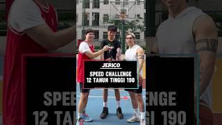 Jerico dapet Rp100.000 kalau menang speed challenge #basketball #challenge