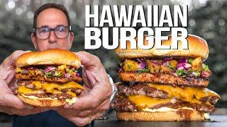THE BEST HAWAIIAN BURGER WITH PINEAPPLE AND SPAM   SAM THE COOKING GUY