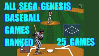 ALL Sega Genesis Baseball Games Ranked Retro Sunday