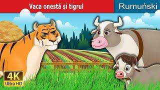 Vaca onestă și tigrul  The Honest Cow and the Tiger in Romanian  @RomanianFairyTales