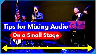 Streamlining Your Small Stage Audio A Guide to Mixing and Cable Management