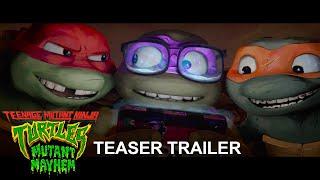 Teenage Mutant Ninja Turtles Mutant Mayhem  Teaser Trailer 2023 Movie - Seth Rogen