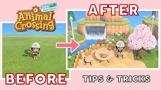 how to beautify your island animal crossing tips & tricks  @imAnnaMolly