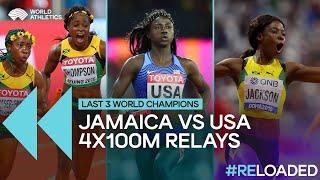 4x100M Womens Last Three