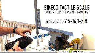 BikeCo Tactile Scale Comparing Durometer Surface Tension & Damping