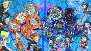 OMG EPIC EVOLUTION BATTLE - Valkyrie vs Ragnaruk  Beyblade Burst Team Battle