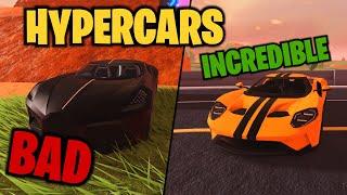 Ranking EVERY HYPERCAR in Jailbreak Roblox