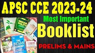 APSC CCE Most Important Booklist   Mains and Prelims 