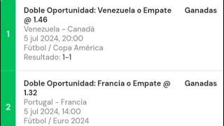 pronosticos deportivos gratis para el día 06 de julio #eurocopa2024 #copaamerica