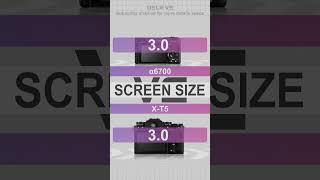 Sony a6700 vs Fujifilm X-T5 #shorts