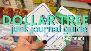 JUNK JOURNAL beginners guide from Dollar Tree  TONS of ideas