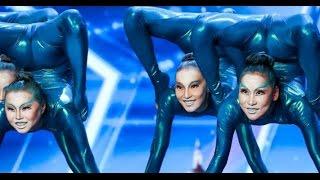 Engara Contortion Otherworldly Russian Girls WOWs BGT  Auditions 4  Britain’s Got Talent 2017